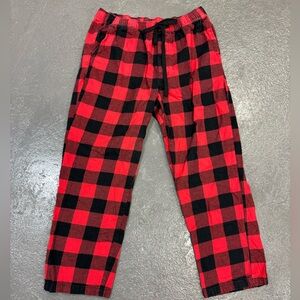 Black and Red striped pajama pants